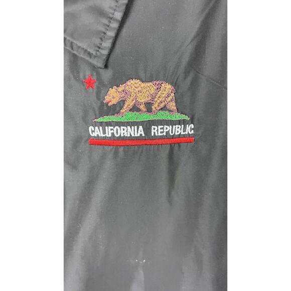 Eighty Eight Platinum Mens Jacket Size Large California Republic Windbreaker - Picture 2 of 8